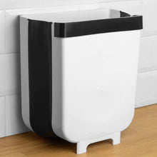 Cubo De Basura Plegable Con Soporte