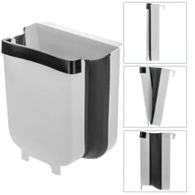 Cubo De Basura Plegable Con Soporte